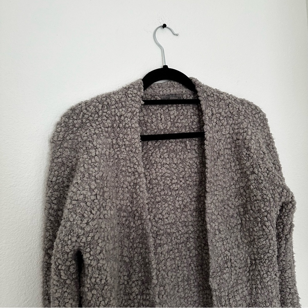 Barefoot Dreams Boucle Open Front Cardigan Gray Size XS Women’s Cozy Comfortable - Picture 3 of 11